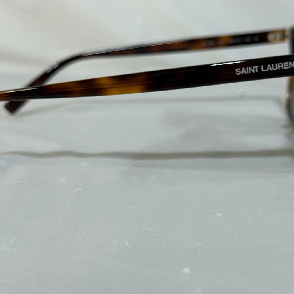 Saint Laurent Acetate Cat Eye II SL502 003 Tortoise 56-16-145 NWOT - Picture 5 of 12